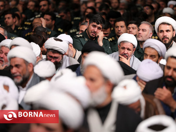 دیدار مجمع عالی فرماندهان سپاه با فرمانده کل قوا