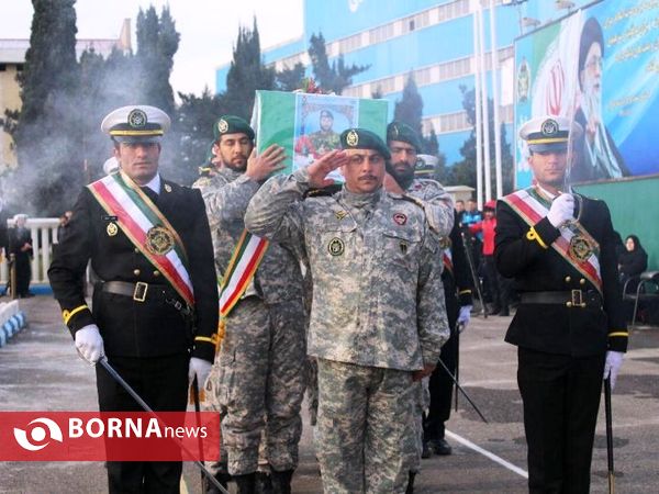 تشییع  پیکر شهید امیر باسره -بندرانزلی