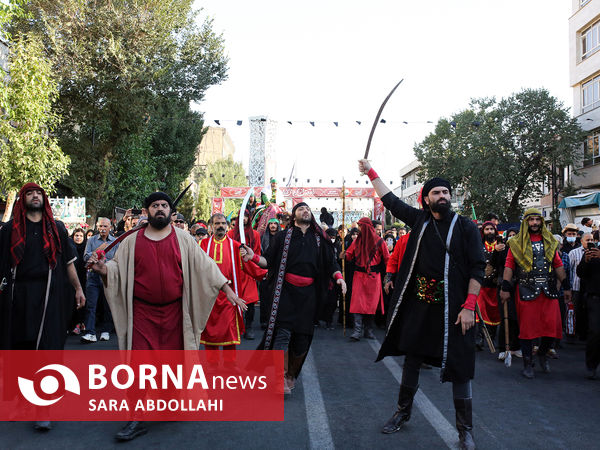 پیاده روی جاماندگان اربعین در تهران