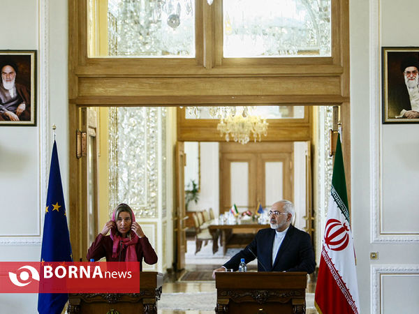 نشست خبری ظریف و موگرینی