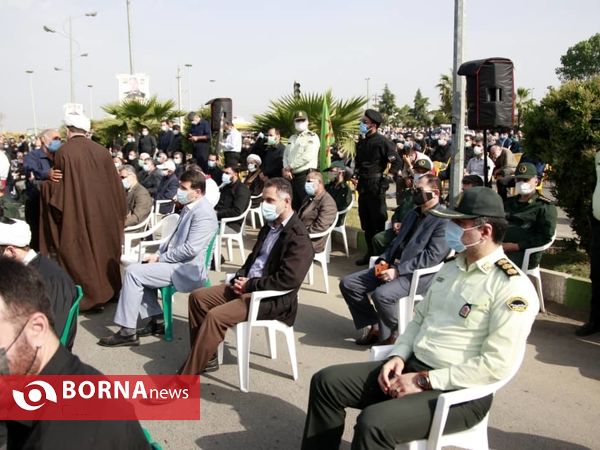 مراسم تشییع پیکر سردار حق