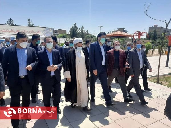 افتتاح پروژه های عمرانی ، آموزشی و فضای سبز _ شهرستان ری