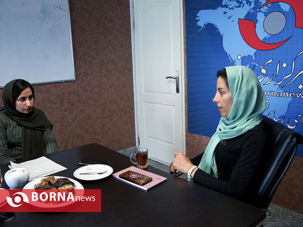 حضور فرانک پرتوآذر "رکاب زن کوهستان" در خبرگزاری برنا