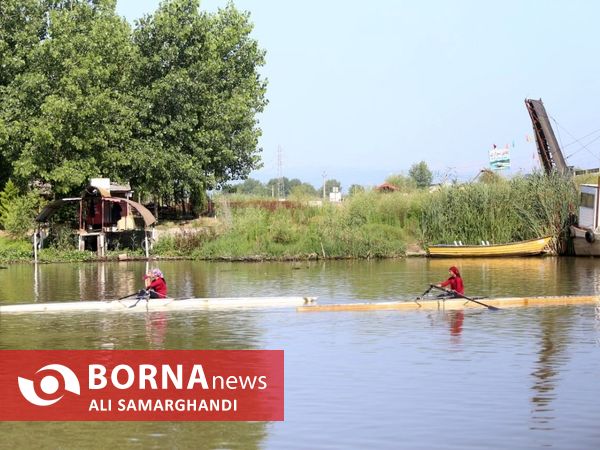 مسابقات قایقرانی در بندرانزلی