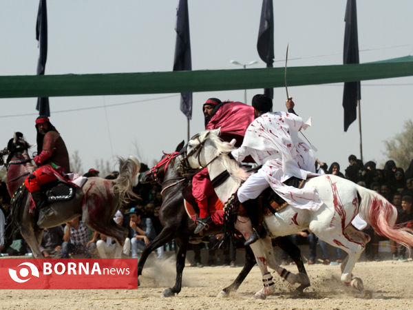 تعزیه روز عاشورا در روستای چاه شرف شهرستان مُهر استان فارس