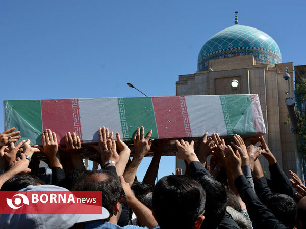 تشییع پیکرشهدای گمنام در مشهد