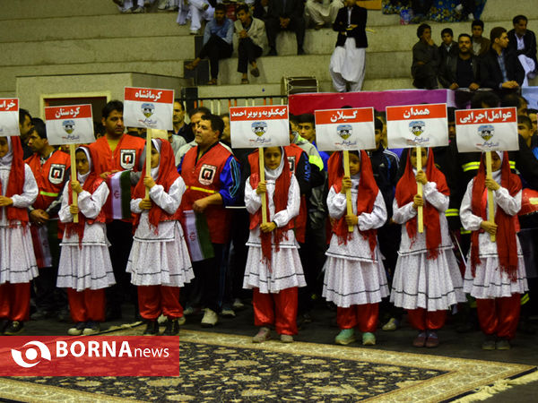 افتتاحیه رقابت های کشتی فرنگي نوجوانان قهرمانی کشور گروه ب- زاهدان