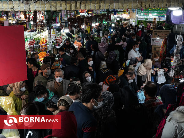 میدان تجریش تهران در آستانه سال نو