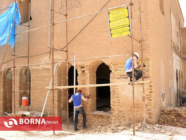 بازدید از برخی بناهای تاریخی در حال مرمت شهرستان اهواز