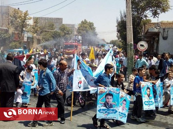 راهپیمایی روز جهانی قدس در پاکدشت