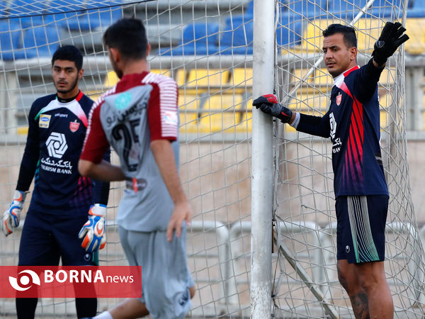 تمرین تیم فوتبال پرسپولیس تهران