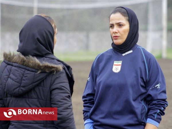 تمرین تیم فوتبال بانوان ملوان بندرانزلی