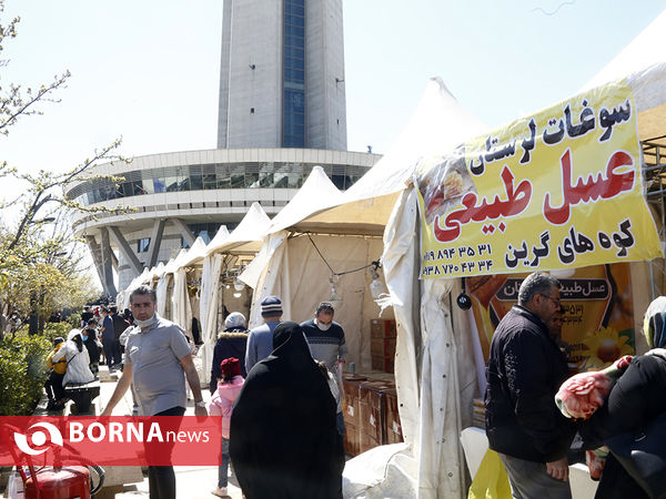 بازدید نوروزی مسافرین از برج میلاد