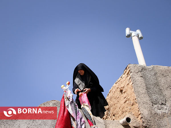 مراسم پرسه زنی در روستای هفتهر- یزد