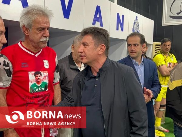 در حاشیه دیدار دوستانه پیشکسوتان تیم ملی _ پیشکسوتان ملوان