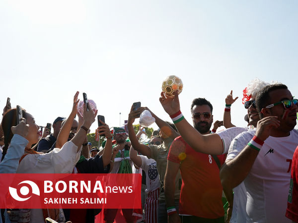 ورزشگاه خلیفه قطر در آستانه دیدار ایران - انگلیس