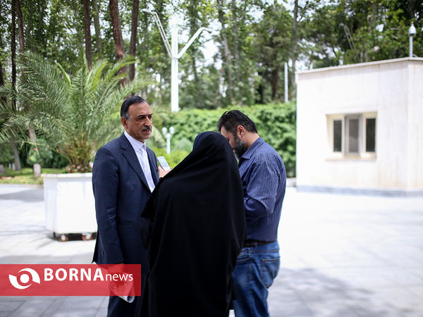 حضور وزرا دولت در جمع خبرنگاران