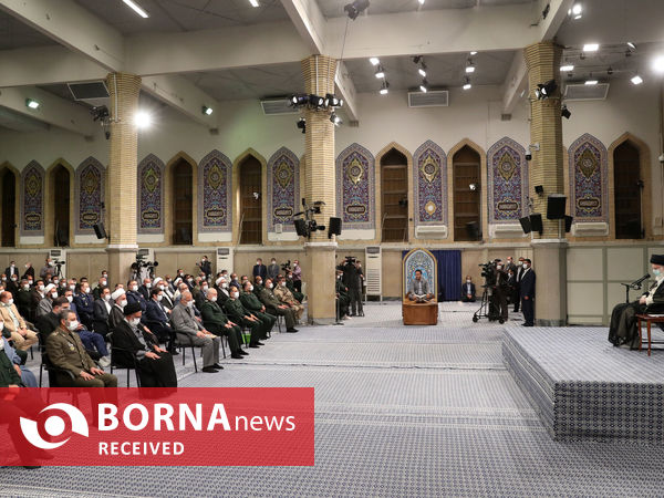 دیدار دست‌اندرکاران برگزاری کنگره شهدای استان قم با مقام معظم رهبری