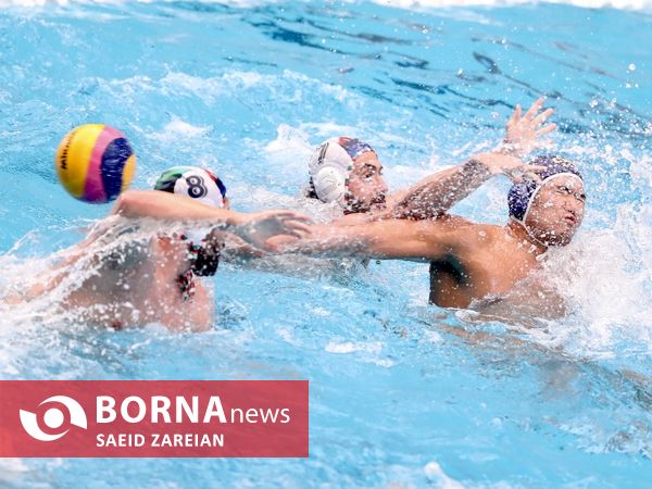 دیدار تیم های واترپلو ایران - چين