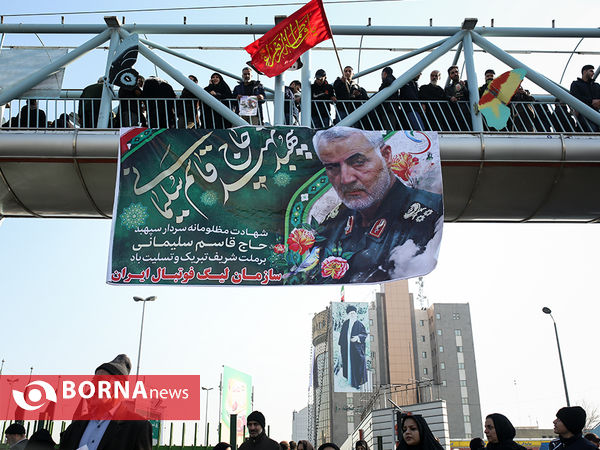 تشییع پیکر سردار شهید حاج قاسم سلیمانی در تهران