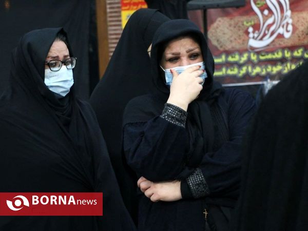 مراسم وداع با شش شهید گمنام در رشت