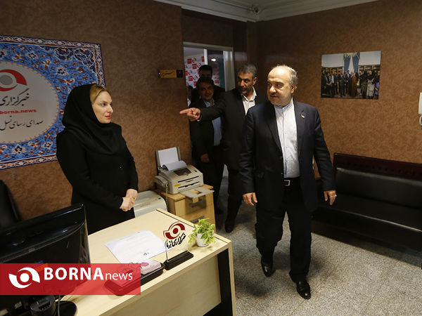 حضور وزیر ورزش و جوانان در خبرگزاری برنا