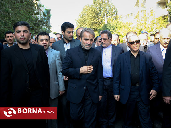 مراسم تشییع پیکر برادر سخنگوی دولت