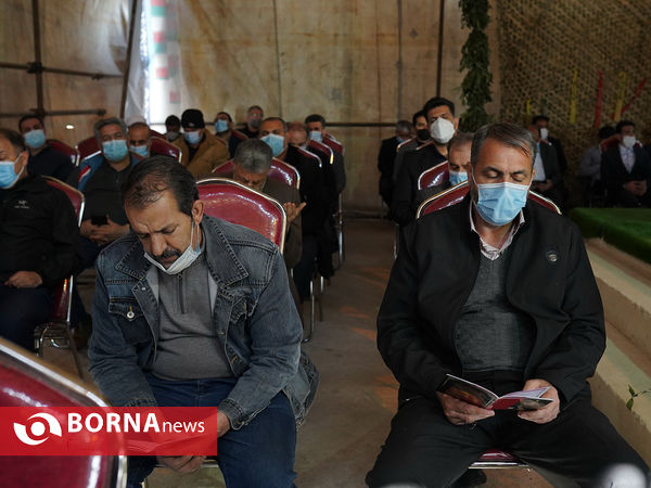 چهلمین روز خاکسپاری شهدای گمنام وزارت ورزش و جوانان