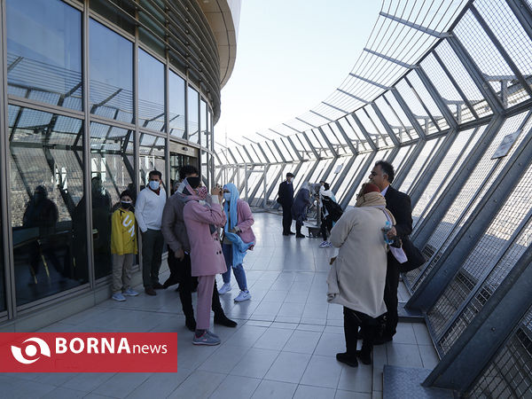 بازدید نوروزی مسافرین از برج میلاد