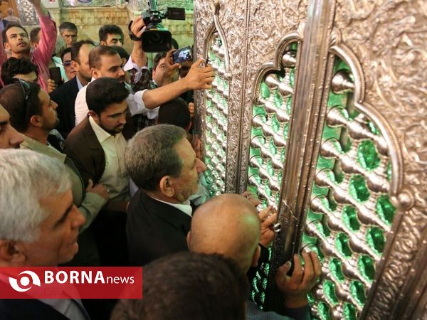حضور جهانگیری در شاهچراغ