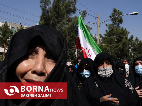 تشییع پیکر طلبه شهید آرمان علی‌وردی