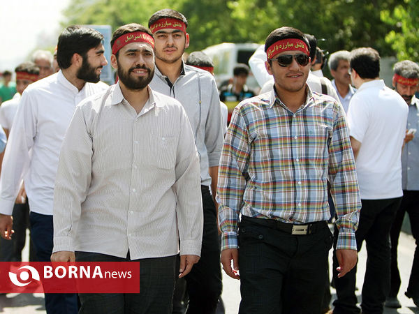 راهپیمایی روز قدس - تهران