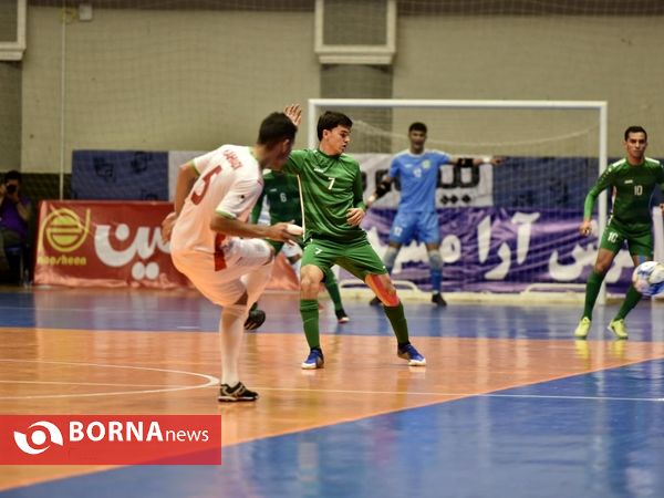 بازی فوتسال ایران و ترکمنستان در بازی های مقدماتی قهرمانی آسیا