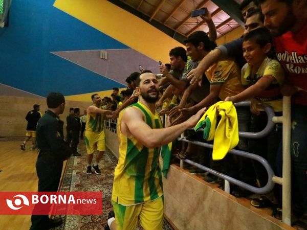 دیدار تیم های بسکتبال پالایش نفت آبادان – شهرداری گرگان