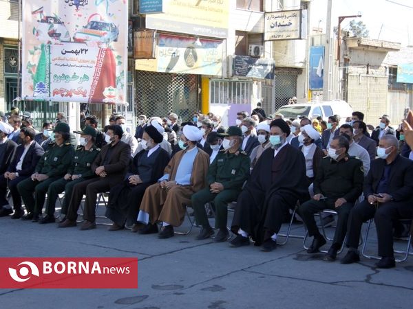 راهپیمایی خودرویی 22 بهمن در زاهدان