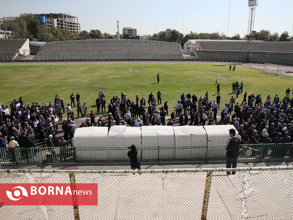 تشییع پیکر جعفر کاشانی پیشکسوت فوتبال