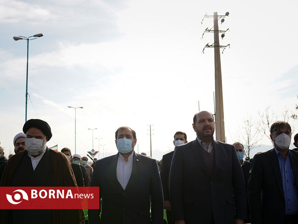 آیین رونمایی از المان شهید محسن فخری زاده