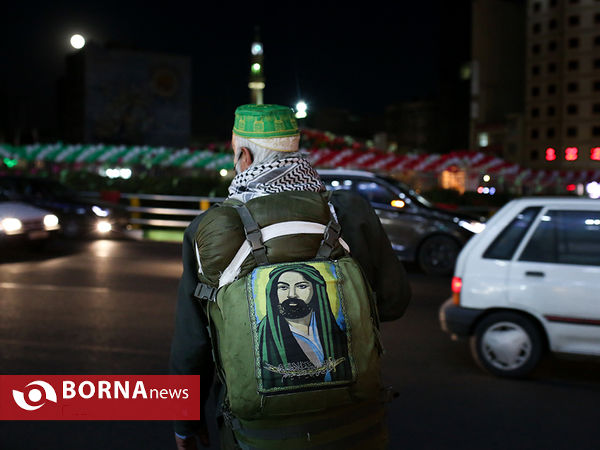 جشن شب نیمه شعبان در میدان ولی عصر(عج)