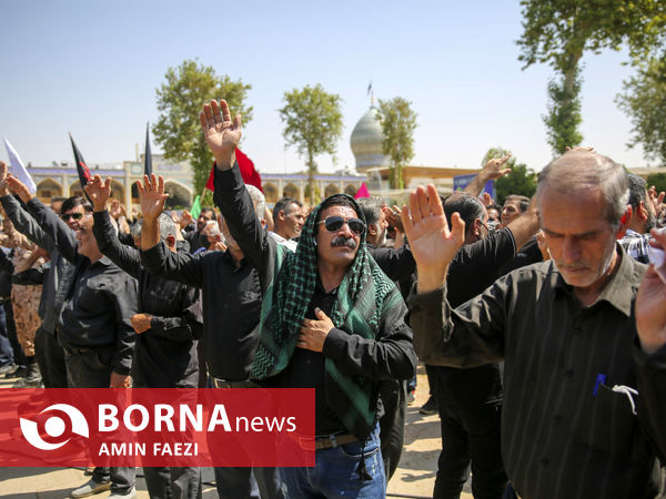 پیاده روی جاماندگان اربعین حسینی در شیراز