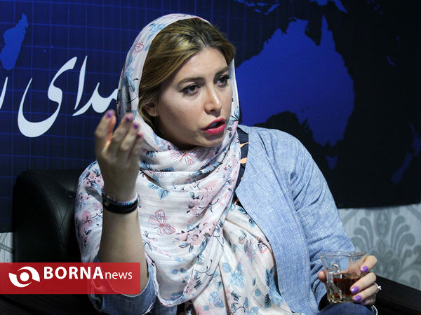 حضور فریبا نادری در خبرگزاری برنا