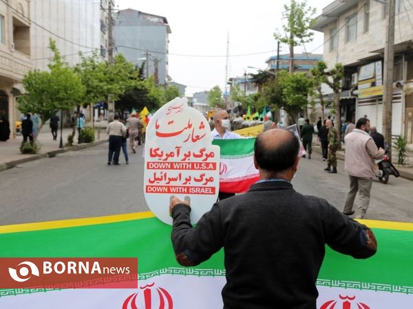راهپیمایی روز قدس_ بندرانزلی