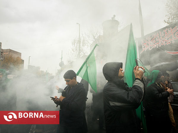 مراسم پیاده روی روز اربعین در تهران