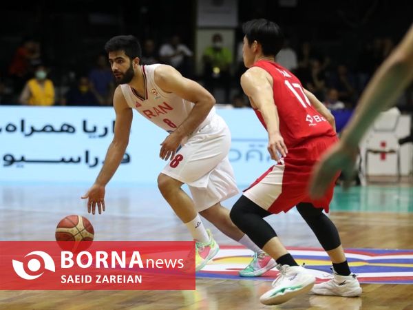 دیدار تیم های بسکتبال ایران - ژاپن