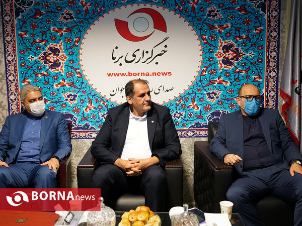 حضور مدیران عامل باشگاه‌های استقلال و پرسپولیس در خبرگزاری برنا