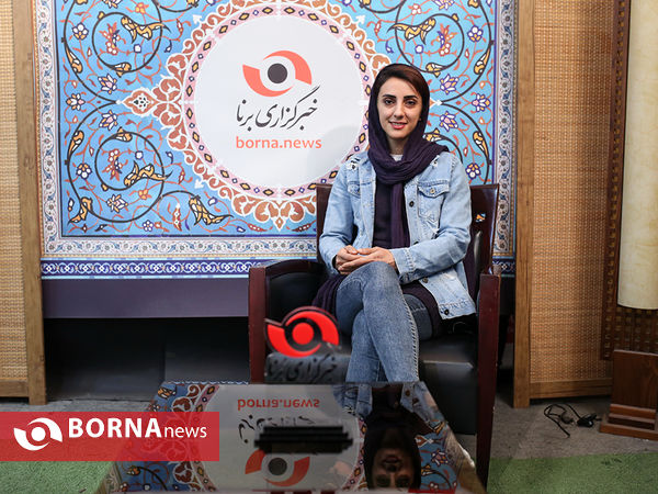 حضور " الناز رکابی " در خبرگزاری برنا