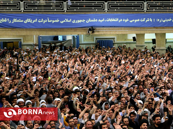 دیدار مردم نجف‌آباد با رهبر انقلاب