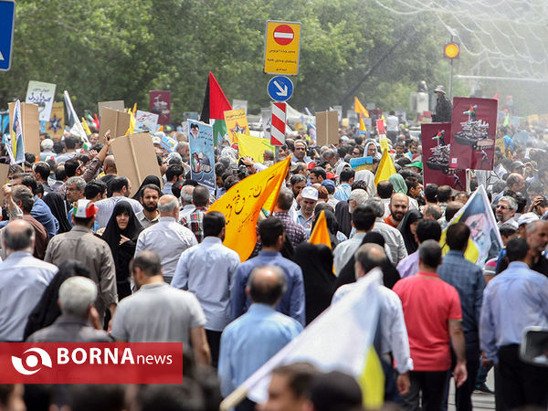 راهپیمایی روز قدس - تهران