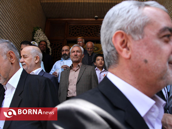 مراسم ترحیم پدر " مصطفی تاجزاده "