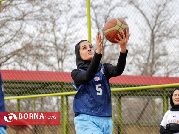 تمرینات تیم بسکتبال اکسیژن اراک