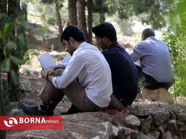 دعای عرفه در تپه الشهدای شیراز